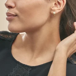 Histoire d'Or Créoles Asma or jaune Sale