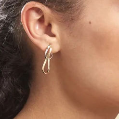 Histoire d'Or Créoles Aubrey Or Bicolore Sale