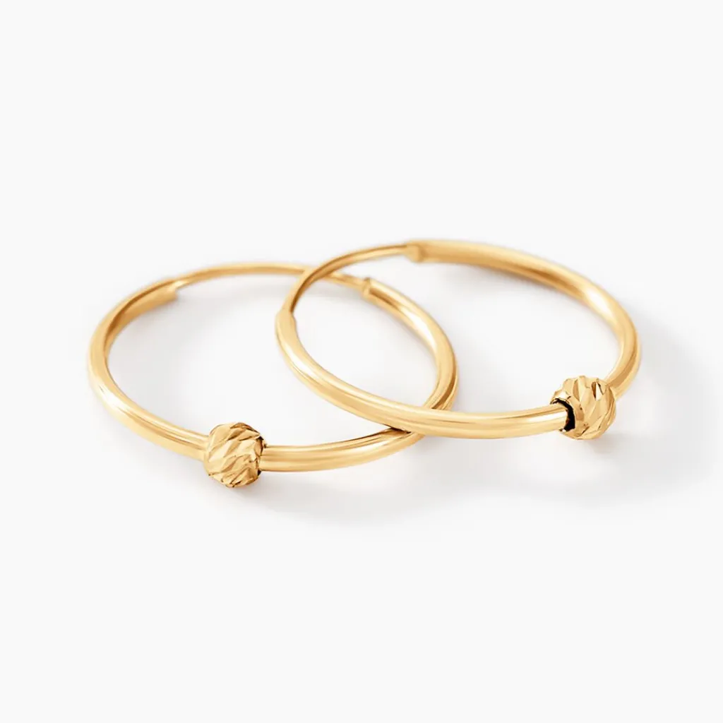 Histoire d'Or Créoles Aurelya Or Jaune Hot