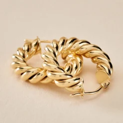 Histoire d'Or Créoles Ausra Or Jaune New