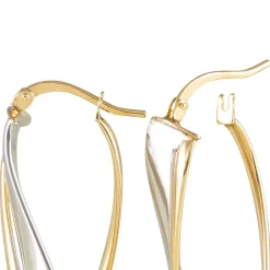 Histoire d'Or Créoles Ayliz Or Bicolore Sale