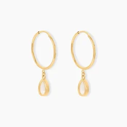 Histoire d'Or Créoles Bahman Or Jaune Nacre Online