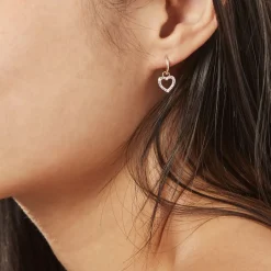 Histoire d'Or Créoles Belitana Or Jaune Diamant New