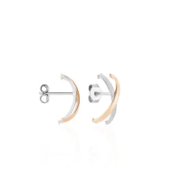 Histoire d'Or Créoles Bleona Croisees Or Bicolore Online