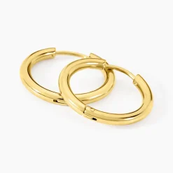 Histoire d'Or Créoles Bolivia Acier Jaune - 16 mm Discount