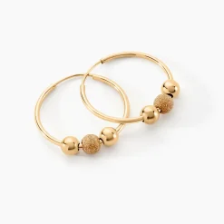 Histoire d'Or Créoles Brava Or Jaune Hot