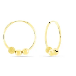 Histoire d'Or Créoles Brava Or Jaune Hot