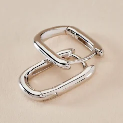 Histoire d'Or Créoles Carlyn argent blanc Hot