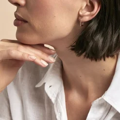 Histoire d'Or Créoles Carlyn argent rose Outlet