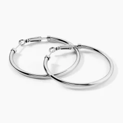 Histoire d'Or Créoles Carmeline Acier Blanc Discount