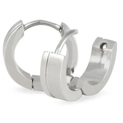 Histoire d'Or Créoles Casilda acier blanc Hot