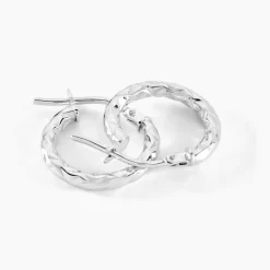 Histoire d'Or Créoles Cayla Or Blanc Sale