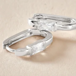 Histoire d'Or Créoles Celyn Argent Rhodié Oxyde De Zirconium Hot