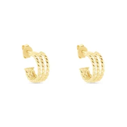 Histoire d'Or Créoles Clematine Or Jaune Discount