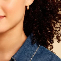 Histoire d'Or Créoles Clematis Or Jaune Sale