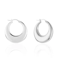 Histoire d'Or Créoles Creolia acier blanc Sale