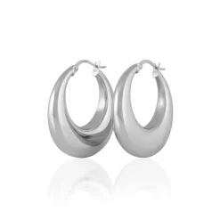 Histoire d'Or Créoles Creolia acier blanc Sale