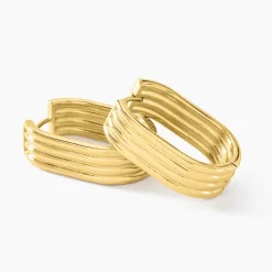 Histoire d'Or Créoles Dafnie Acier Jaune Best