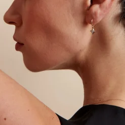 Histoire d'Or Créoles Delicatesse Or Jaune Diamant Discount