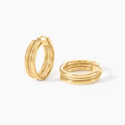 Histoire d'Or Créoles Dionysios Or Jaune Best