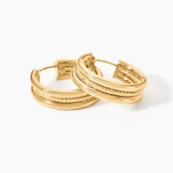 Histoire d'Or Créoles Dionysios Or Jaune Best