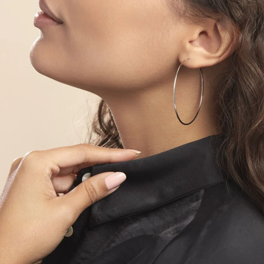 Histoire d'Or Créoles Dominae or blanc Discount