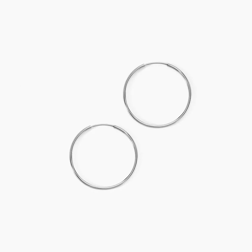 Histoire d'Or Créoles Dominae or blanc Clearance