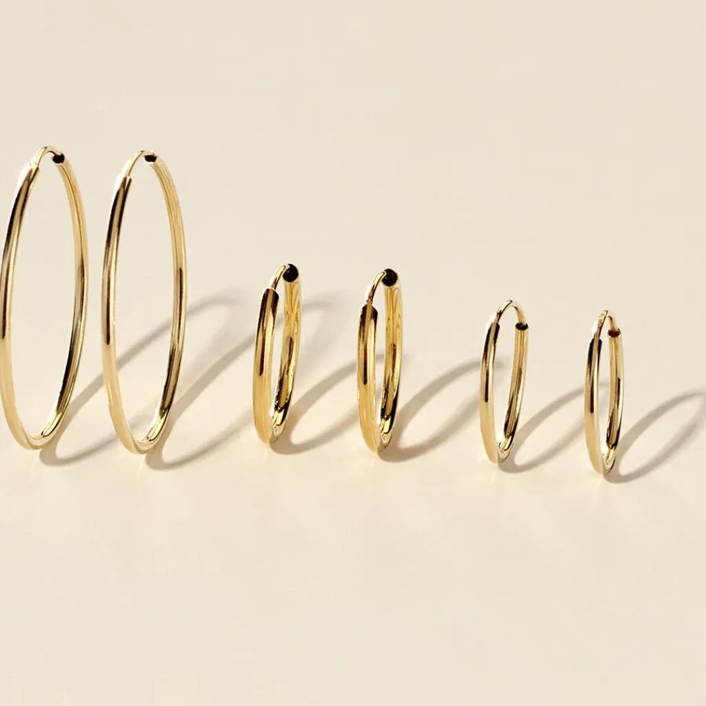 Histoire d'Or Créoles Dominae or jaune Discount