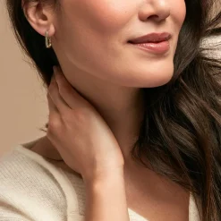 Histoire d'Or Créoles Domingo Plaqué Or Jaune Spinelle Synthétique plaqué or jaune spinelle vert Sale