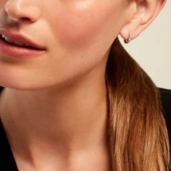 Histoire d'Or Créoles Eitane Argent Blanc Oxyde De Zirconium Discount