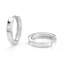 Histoire d'Or Créoles Eleaonora Argent Blanc New