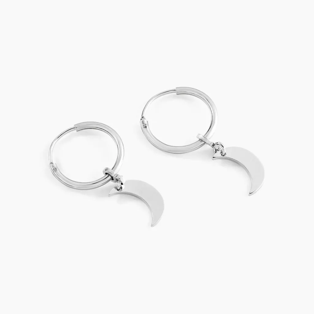 Histoire d'Or Créoles Elvyn Argent Blanc Best