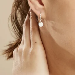 Histoire d'Or Créoles Elvyn Argent Blanc Online