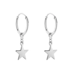 Histoire d'Or Créoles Elvyn Argent Blanc Discount