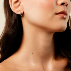 Histoire d'Or Créoles Frida Argent Blanc