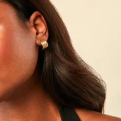 Histoire d'Or Créoles Gintaras Or Jaune Discount