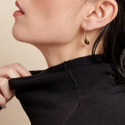 Histoire d'Or Créoles Gold Aura Acier Jaune Hot