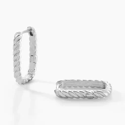 Histoire d'Or Créoles Hari Argent Argenté argent blanc Hot