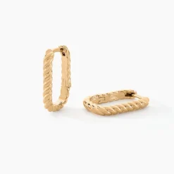 Histoire d'Or Créoles Hari plaqué or jaune Outlet