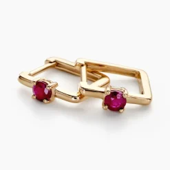 Histoire d'Or Créoles Harmonie or jaune rubis Online