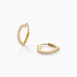 Histoire d'Or Créoles Hartwig Or Jaune Oxyde De Zirconium Sale