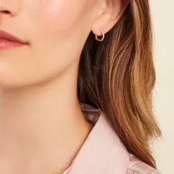 Histoire d'Or Créoles Hartwig Or Jaune Oxyde De Zirconium Sale