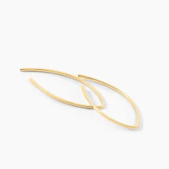 Histoire d'Or Créoles Helle Amande Or Jaune Discount