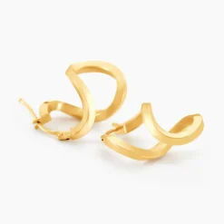 Histoire d'Or Créoles Helmine Or Jaune Best