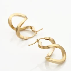 Histoire d'Or Créoles Helmine Or Jaune Best