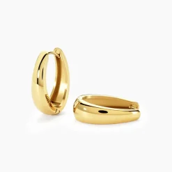 Histoire d'Or Créoles Houria Acier Jaune Best