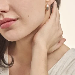 Histoire d'Or Créoles Iba Or Tricolore Hot