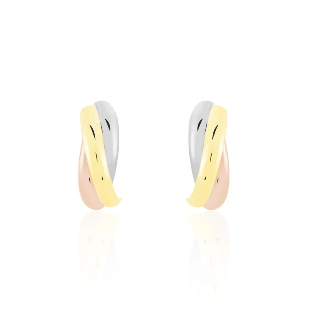 Histoire d'Or Créoles Igora Or Tricolore Clearance