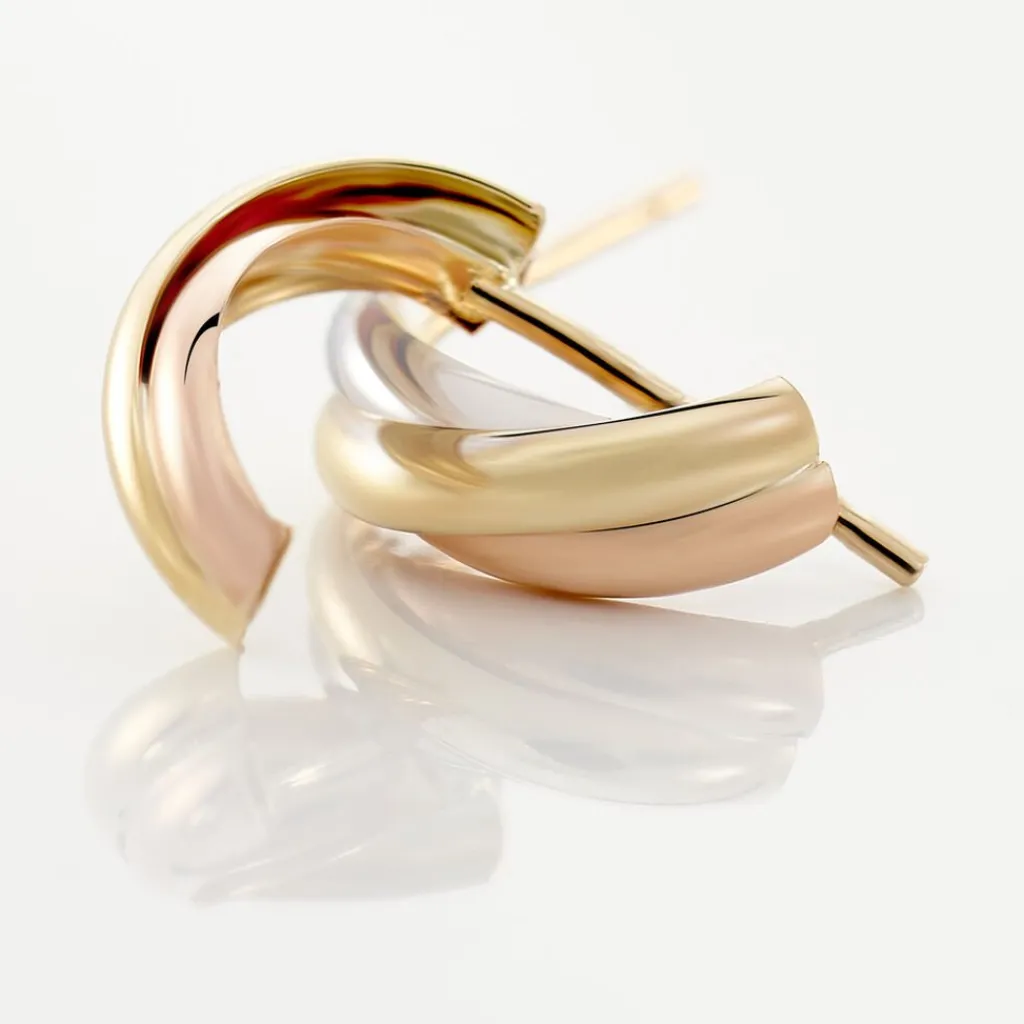 Histoire d'Or Créoles Igora Or Tricolore Discount