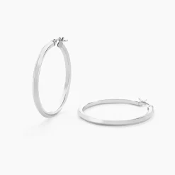 Histoire d'Or Créoles Ilana or blanc Hot